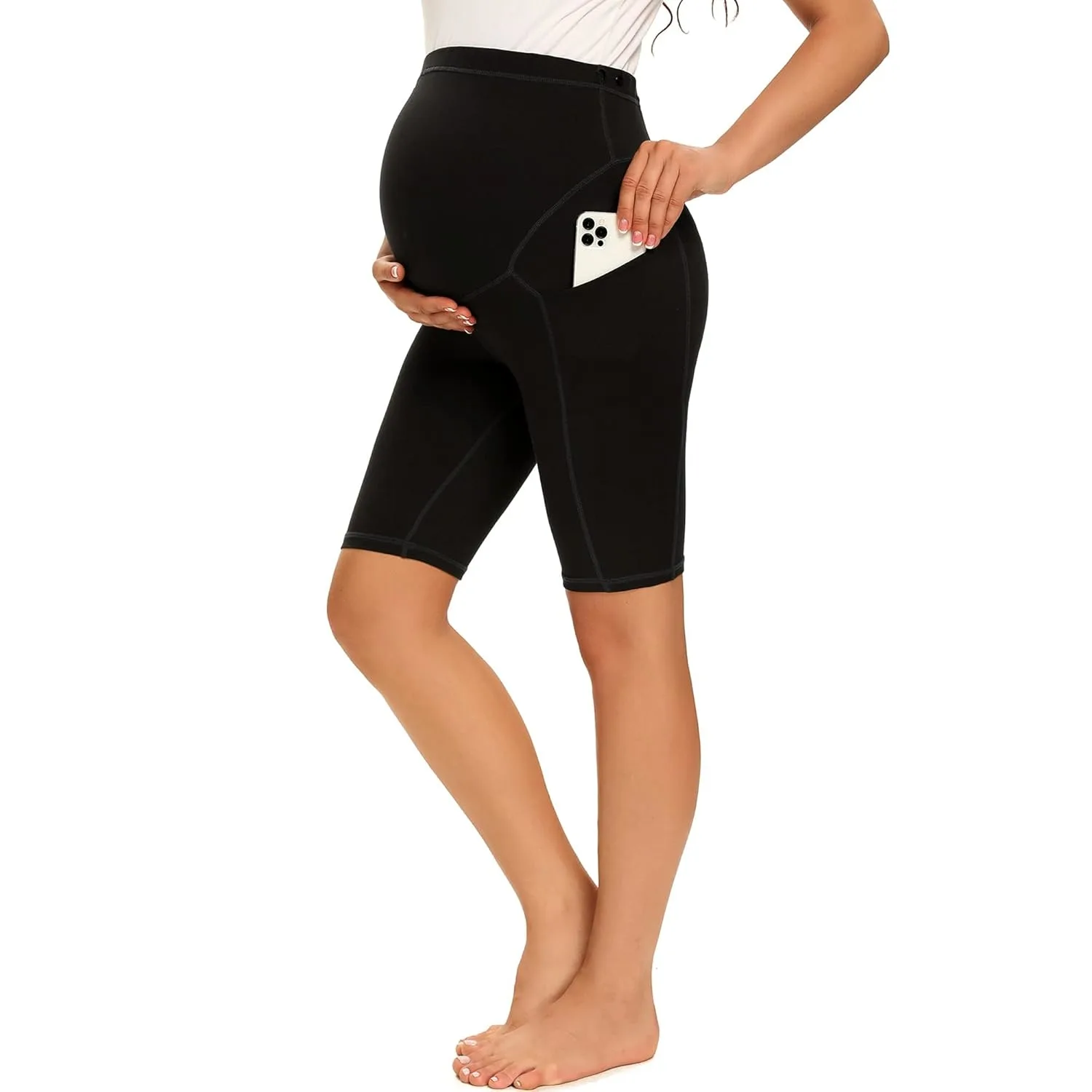 maternity yoga shorts 1