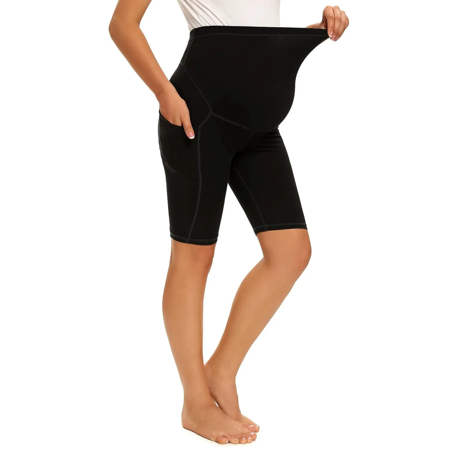 maternity yoga shorts 2