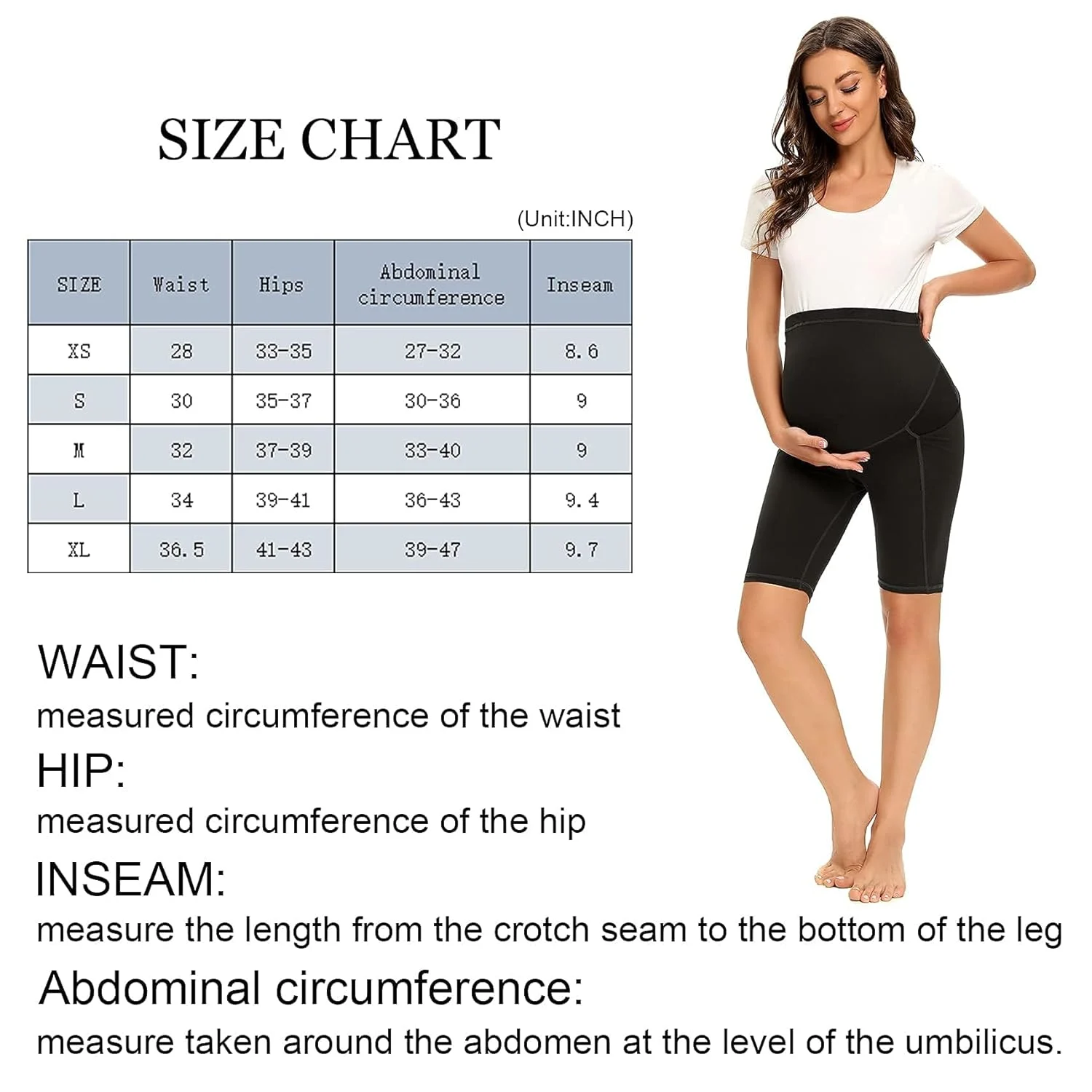 maternity yoga shorts 7