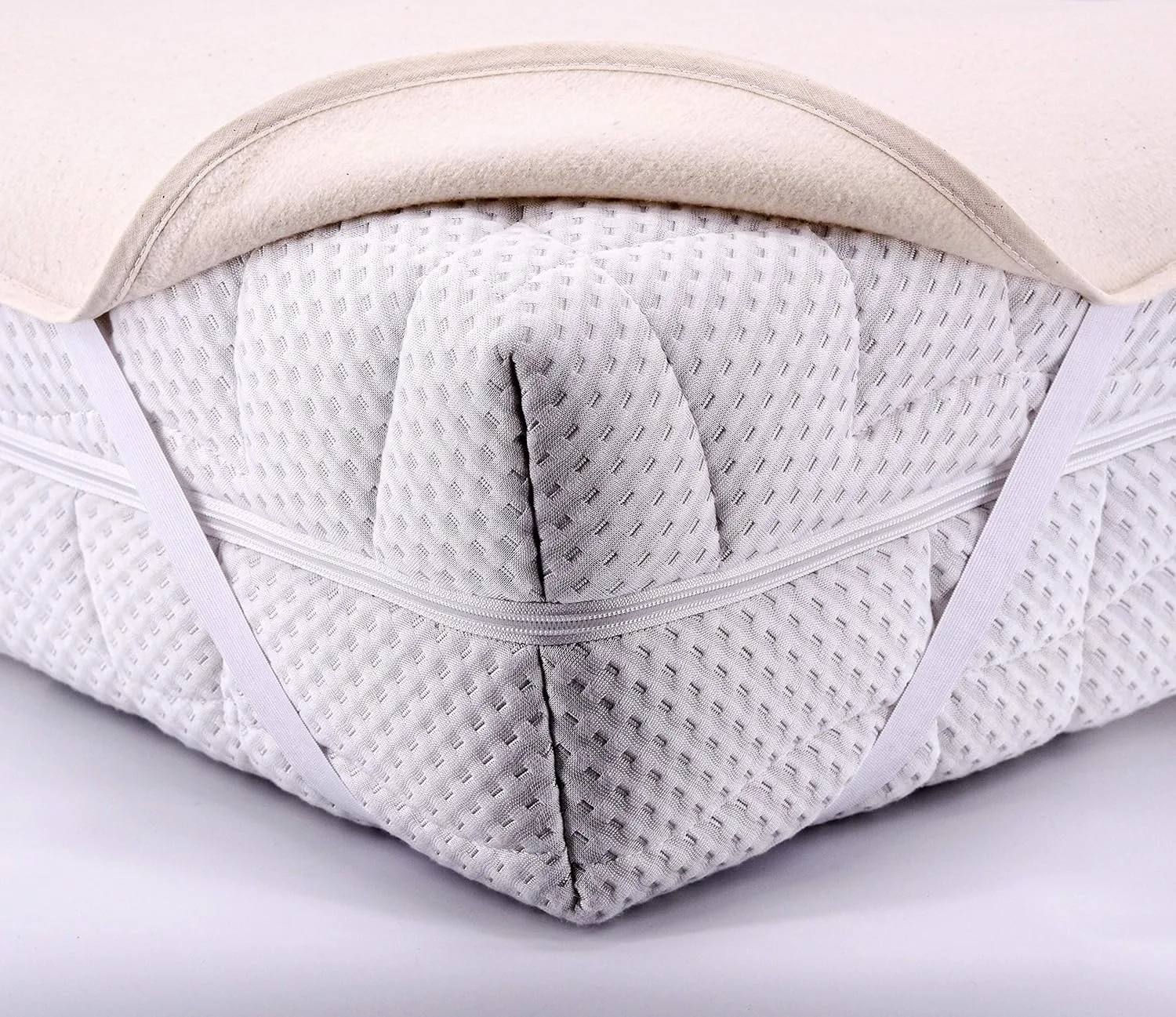 mattress topper cotton cream 4