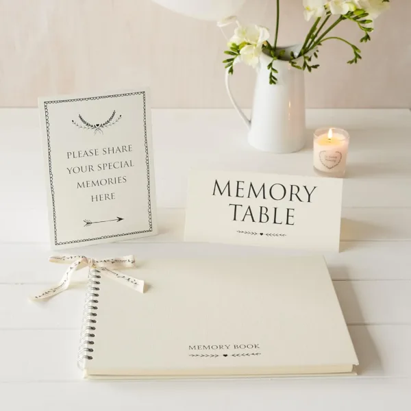 memory book sign set 1