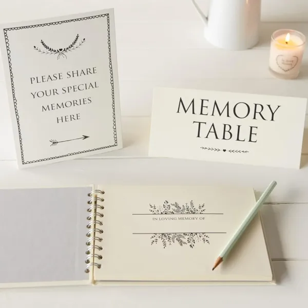 memory book signs set 3