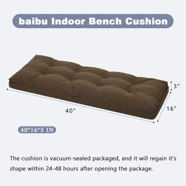 memory foam bench cushion 2