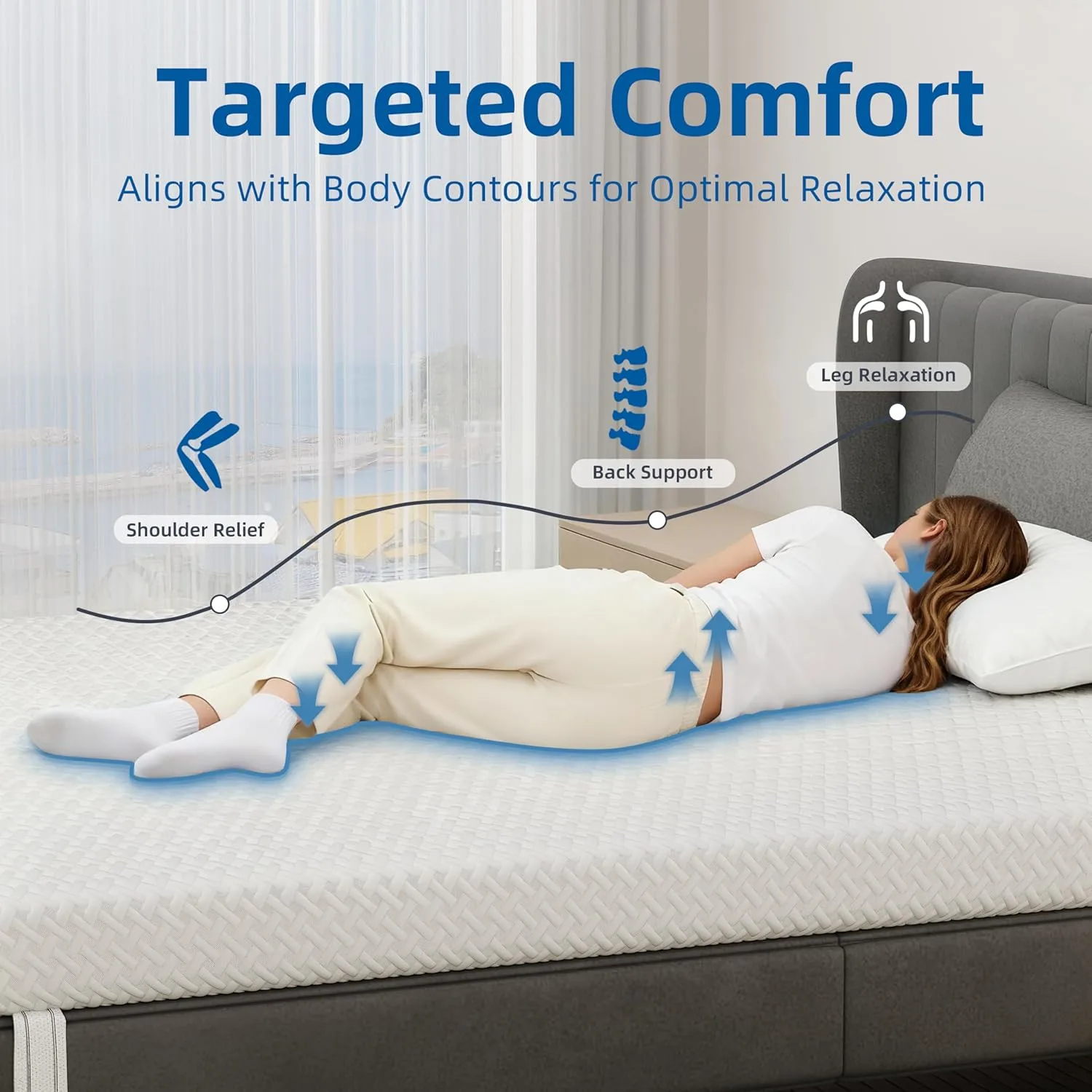 memory foam mattress topper 2