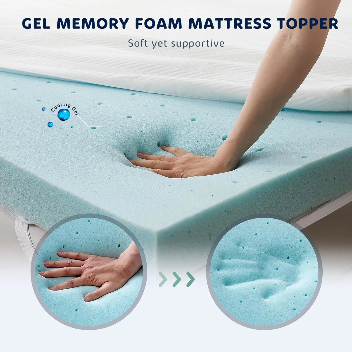 memory foam mattress topper 2
