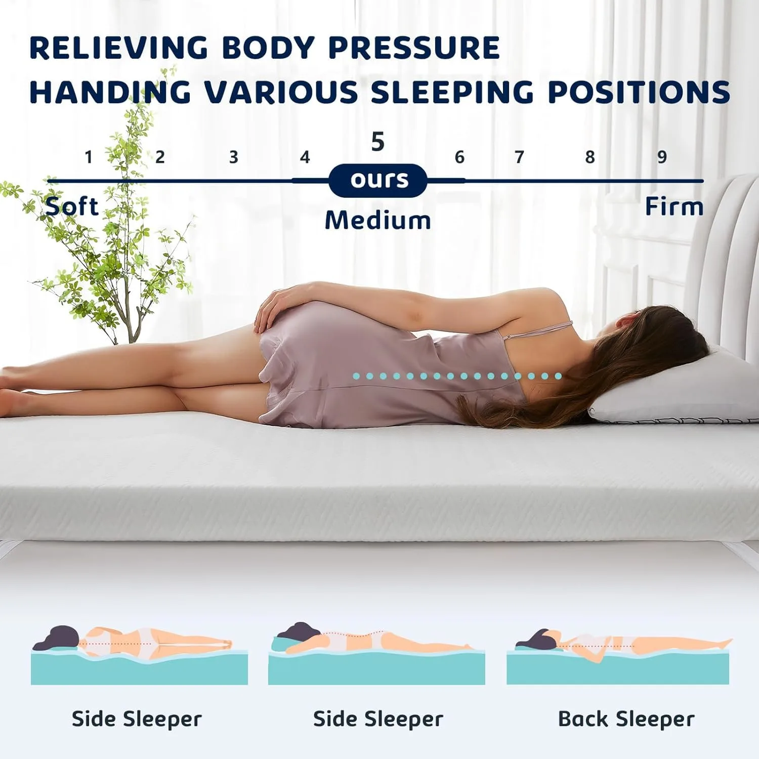 memory foam mattress topper 3