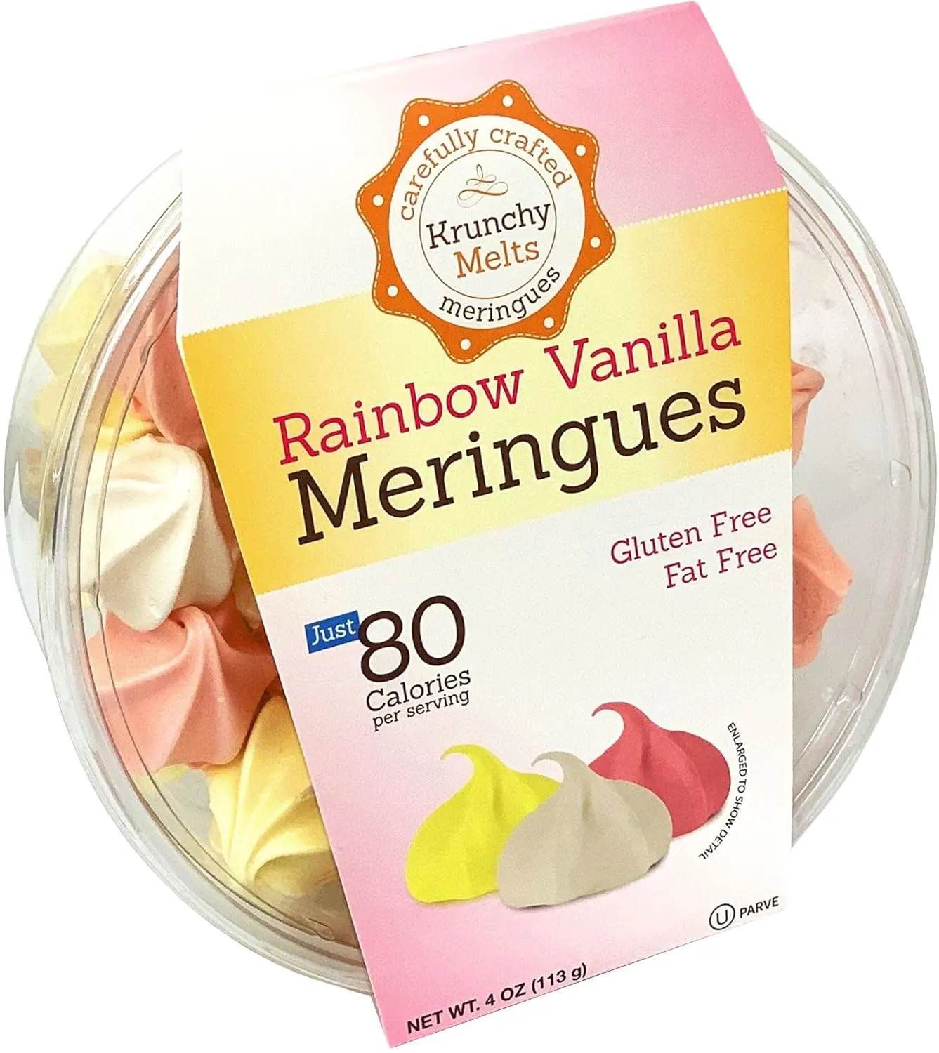 meringue cookies rainbow 1