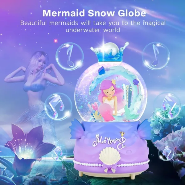 mermaid snow globe 5