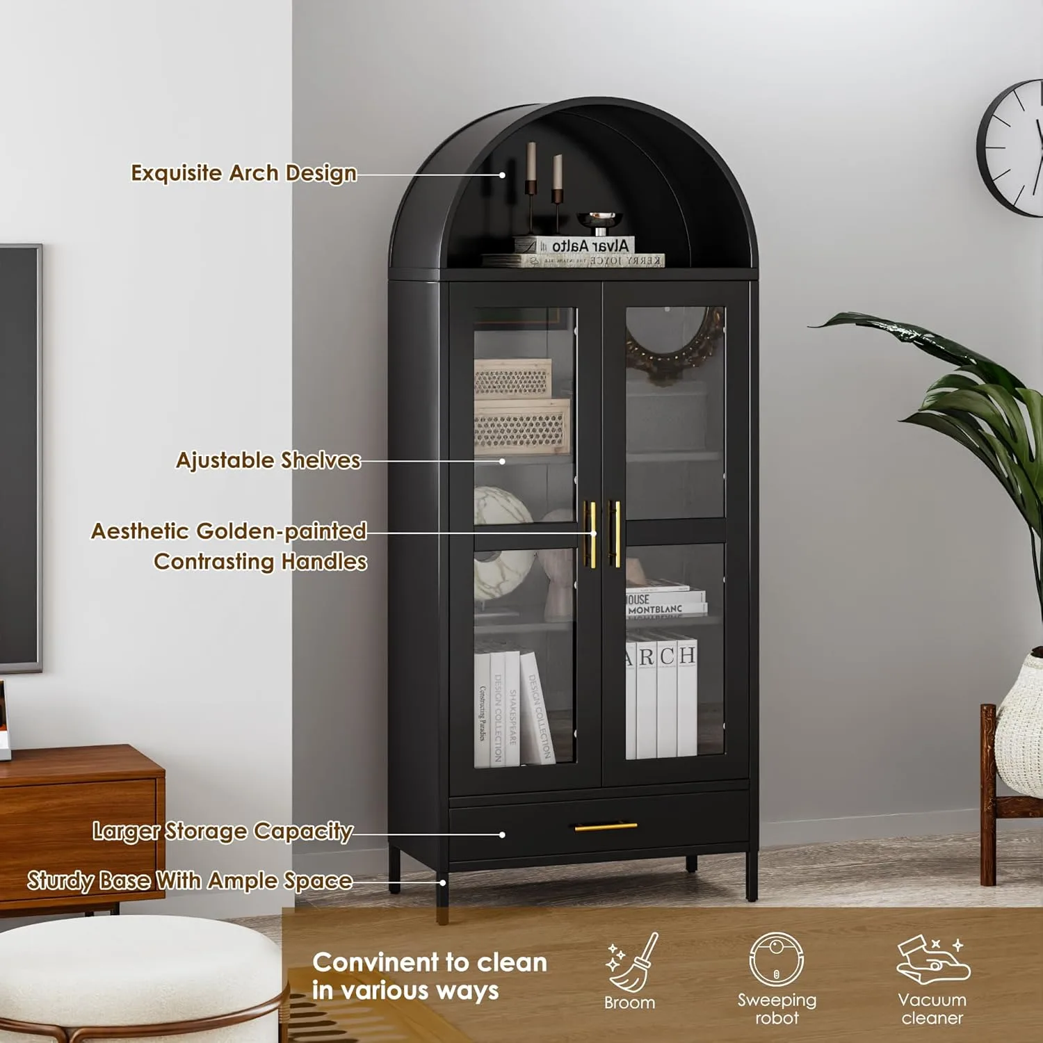 metal arched cabinet 5