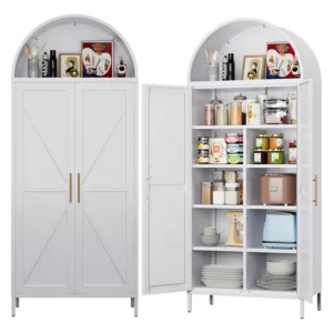 metal arched cabinet 7