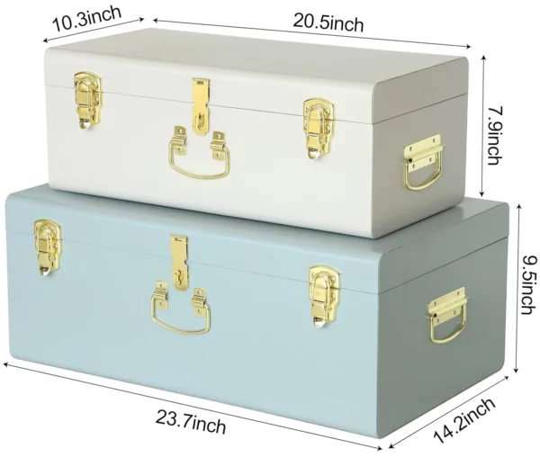 metal storage trunk 2