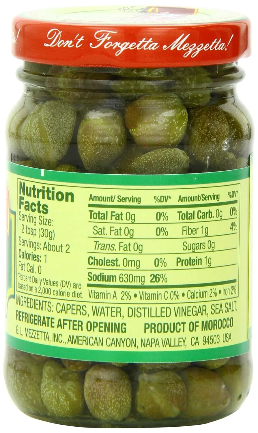 mezzetta capers ounce 4