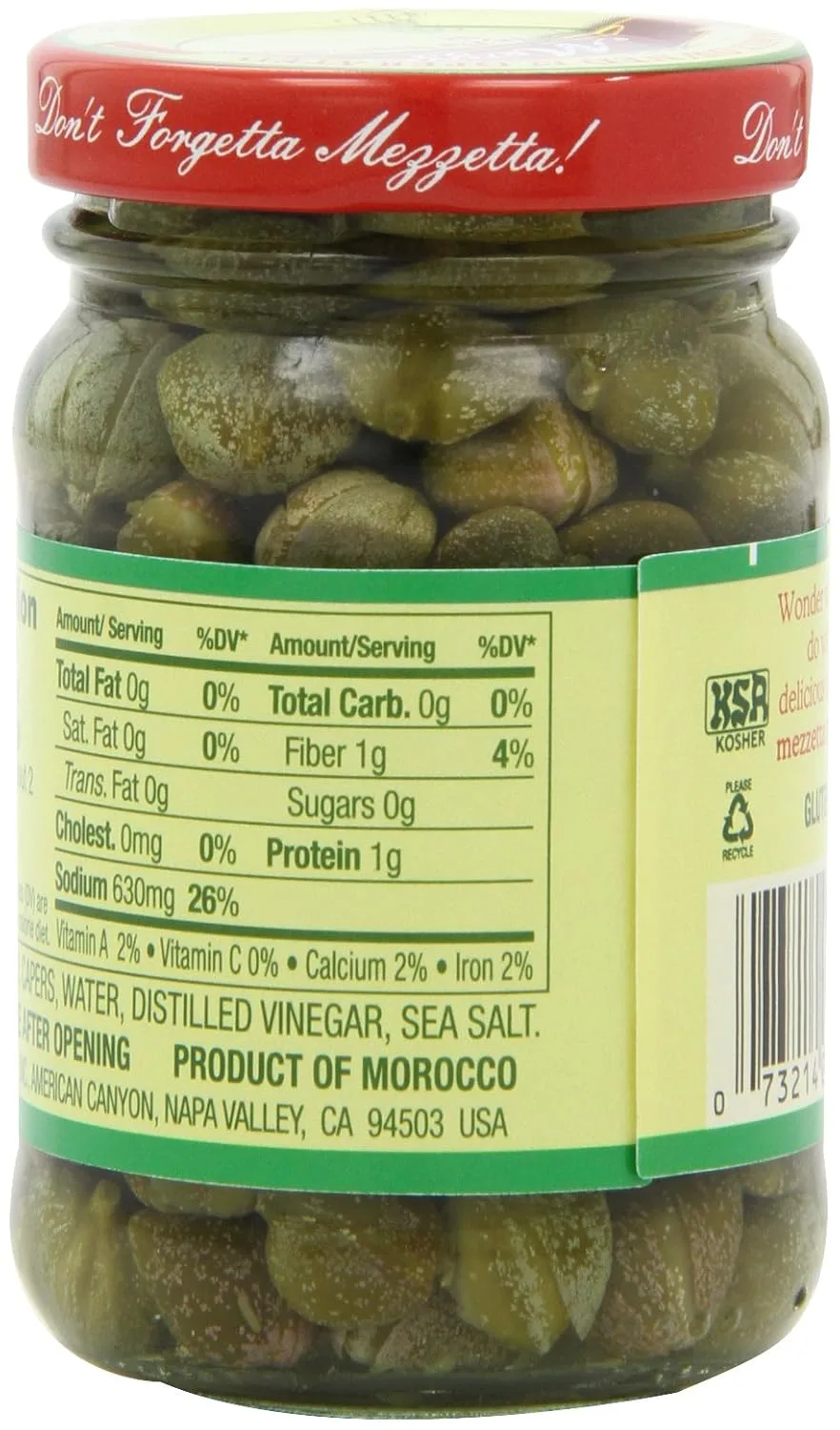 mezzetta capers ounce 6