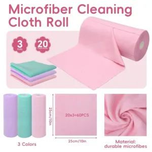 microfiber cleaning cloth roll 2