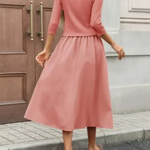 midi skirt set women 4