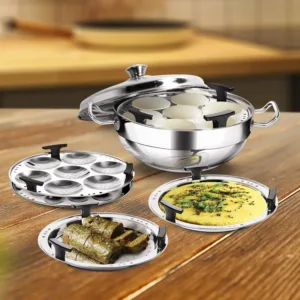 milton kadai idli pot 6