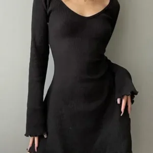 mini dress long sleeve 1