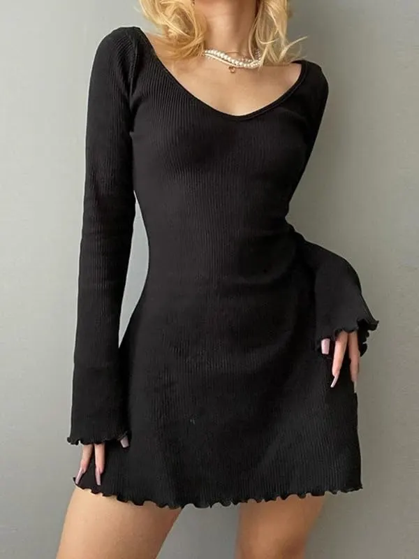 mini dress long sleeve 1