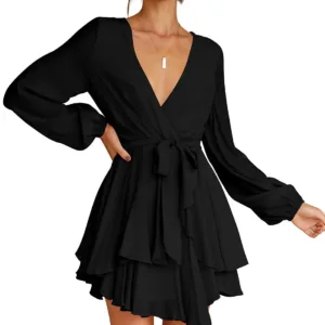 mini dress v neck 4