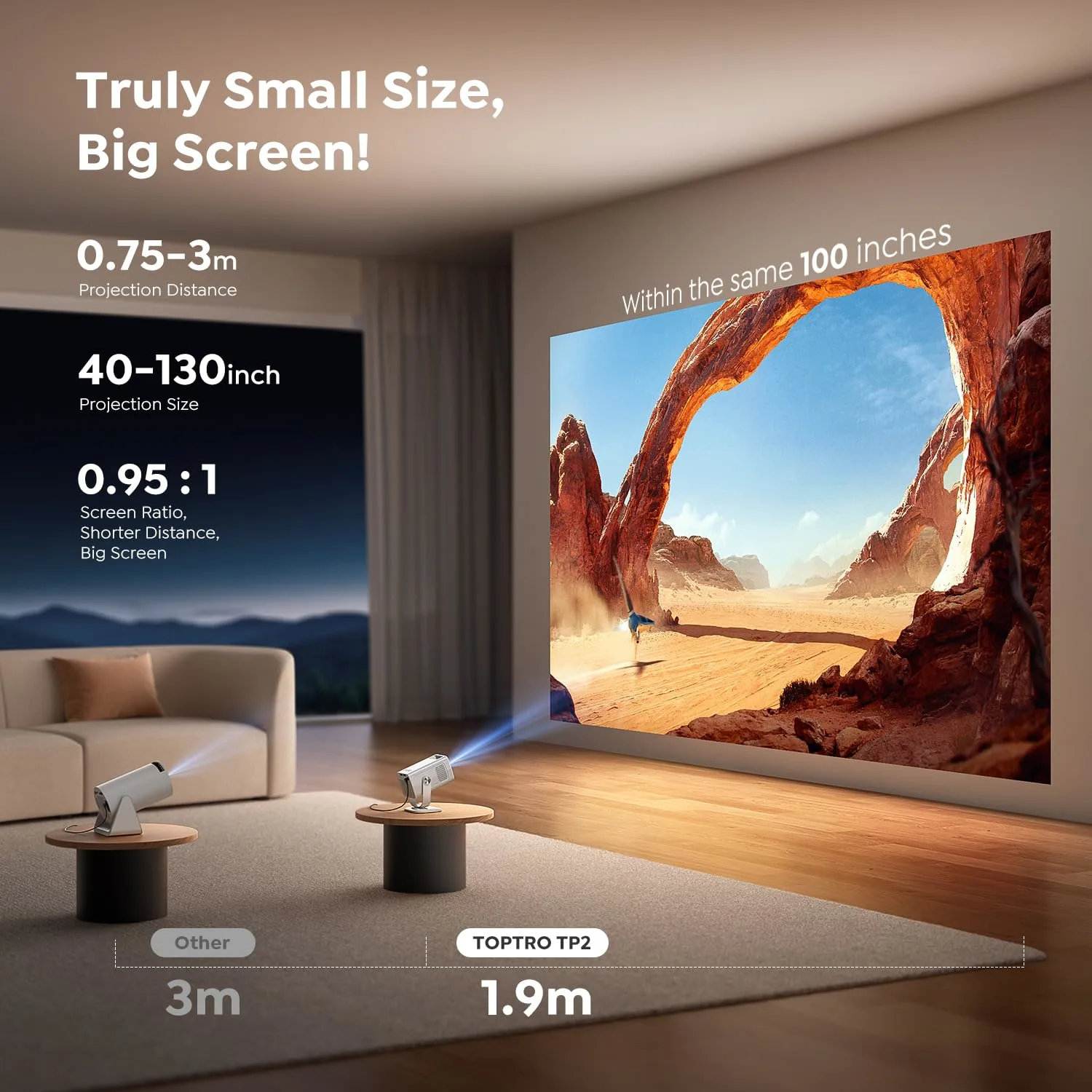 mini projector 4k android 3