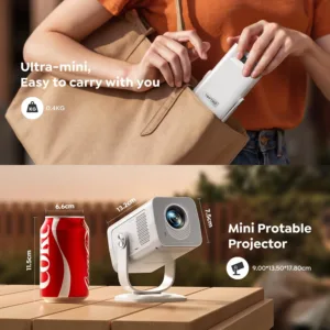 mini projector 4k android 6
