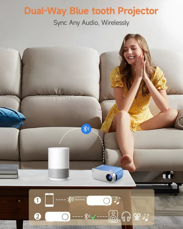 mini projector iphone wifi 7