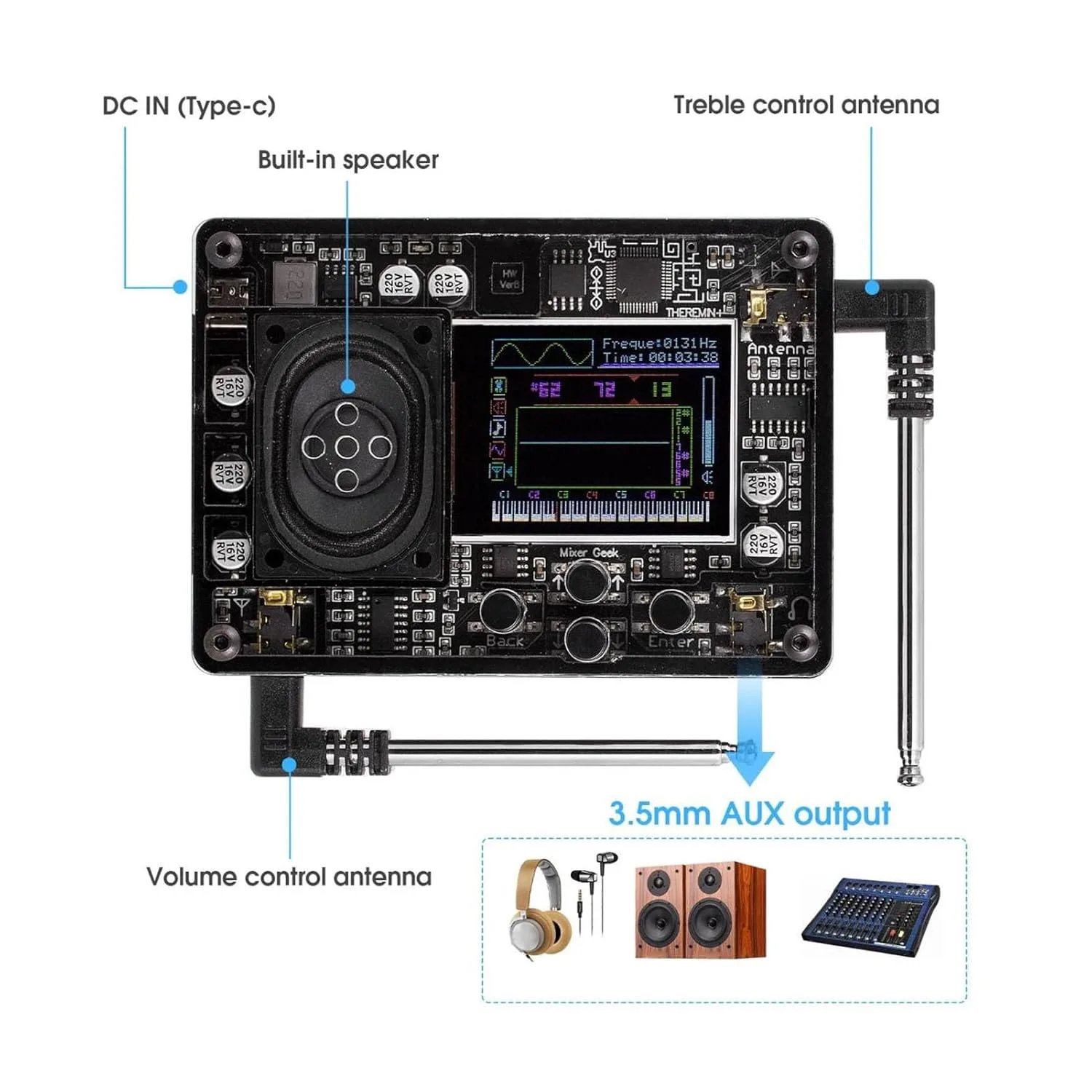 mini theremin musical 5