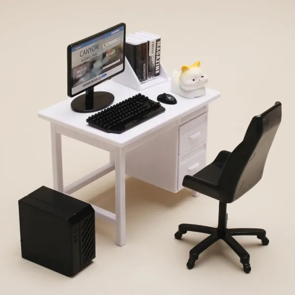 miniature computer desk 1