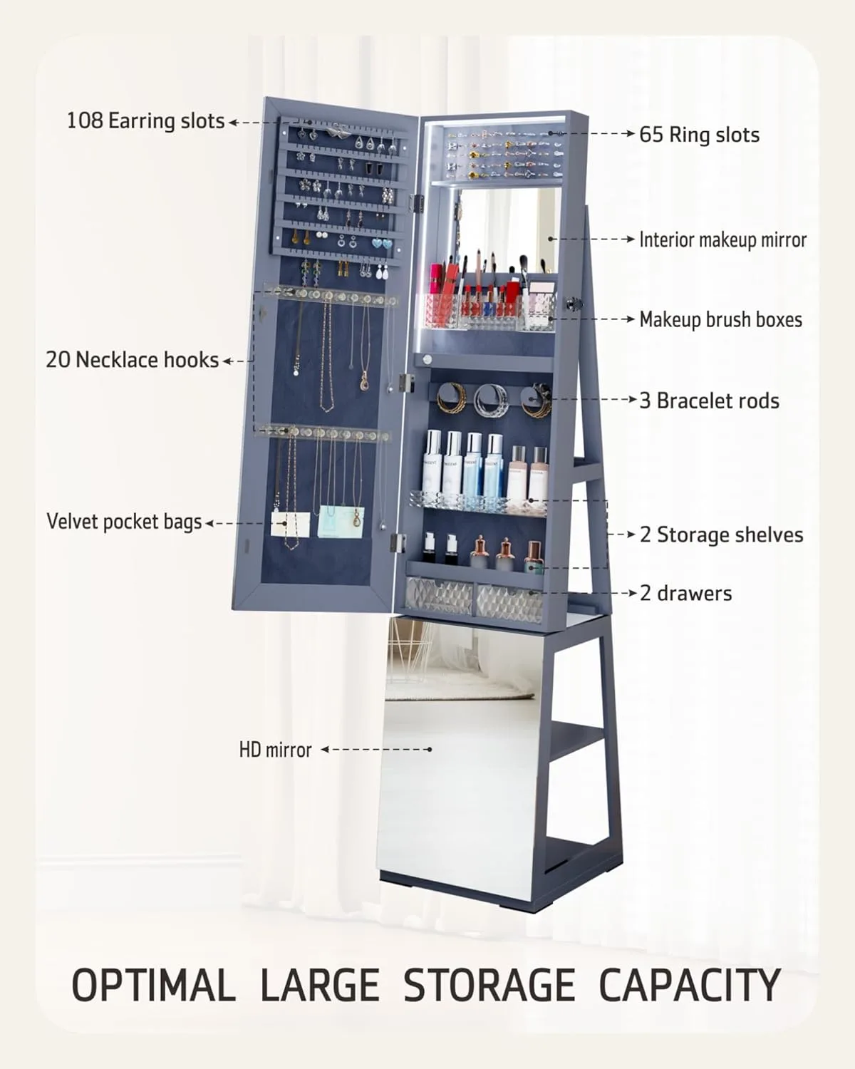 mirror jewelry cabinet 2