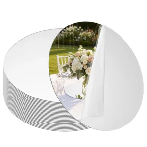 mirror plates centerpieces 1