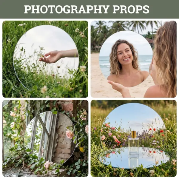 mirror plates centerpieces 6