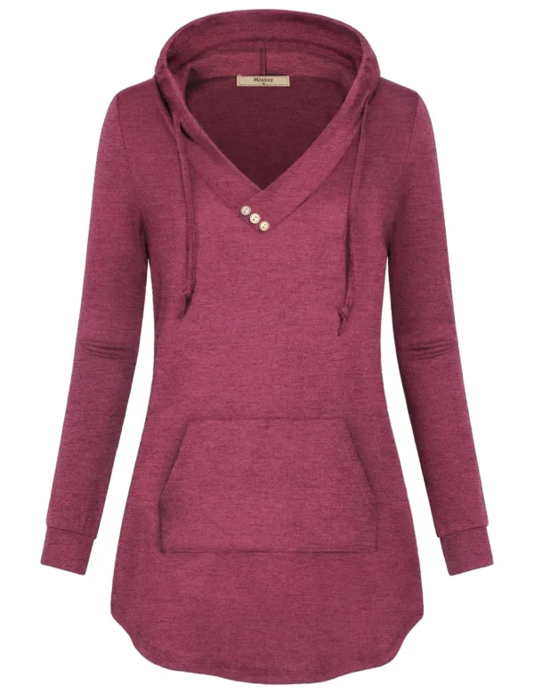miusey womens tunic hoodie 1