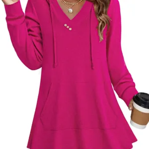 miusey womens tunic hoodie 7