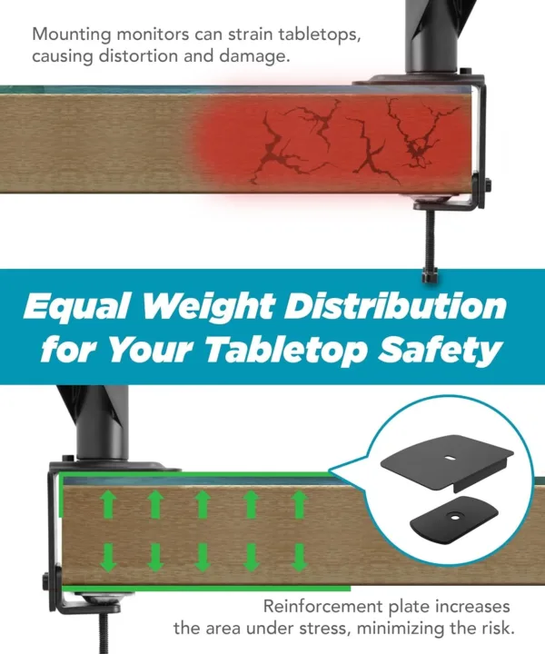 monitor mount reinforcement plate 3