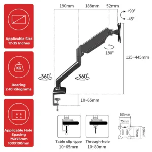 monitor mount single arm 2