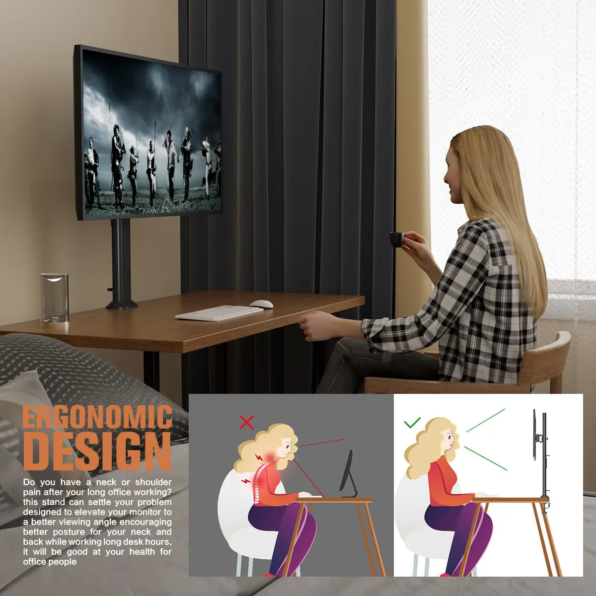 monitor stand desk mount 5