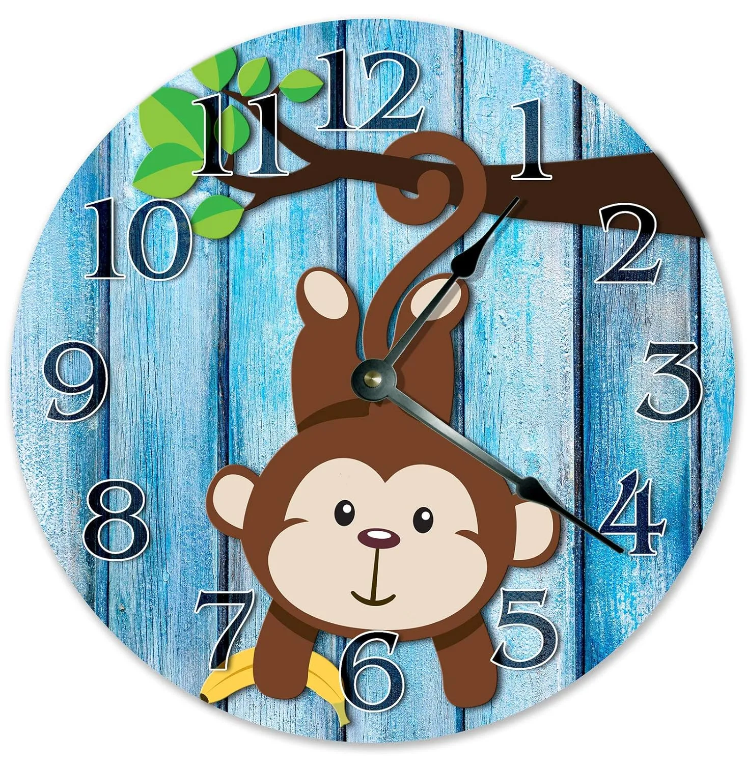 monkey clock nursery 1