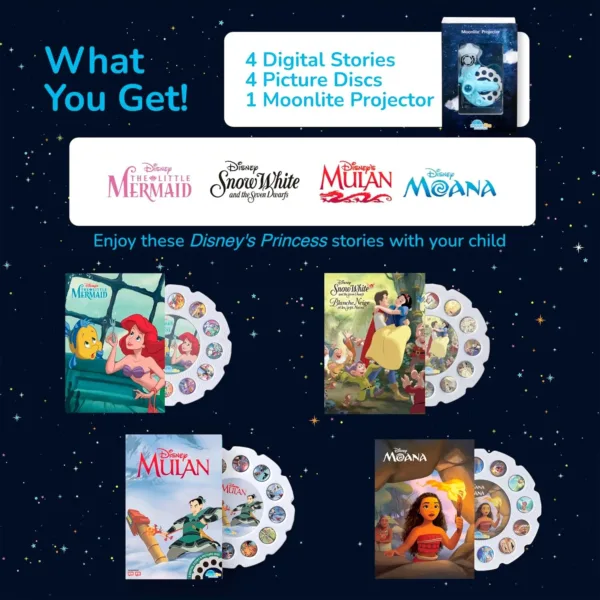 moonlite disney princess projector 6