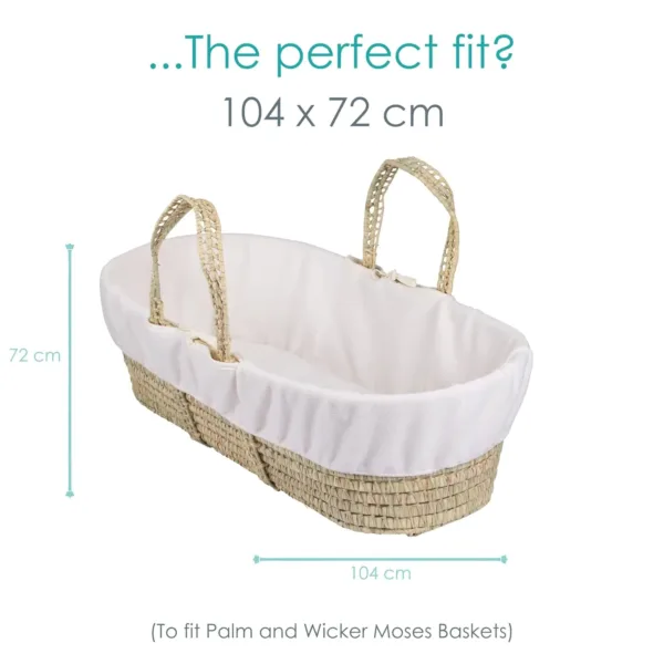 moses basket liner fleece 2