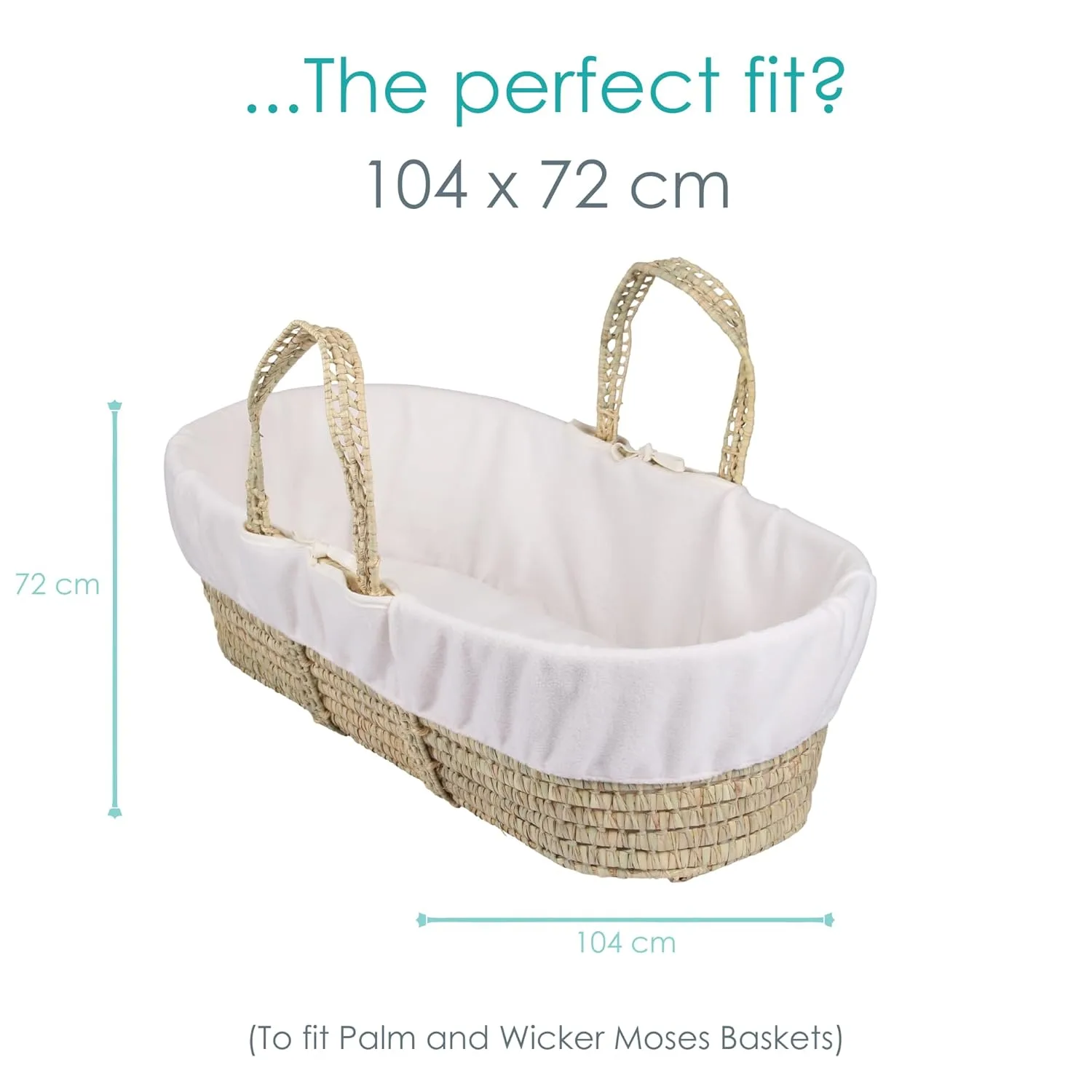 moses basket liner fleece 2