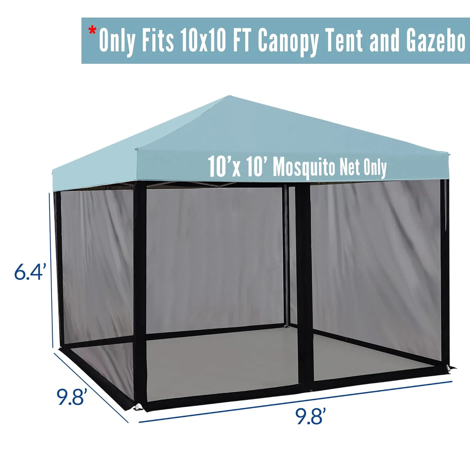 mosquito net canopy zipper 2