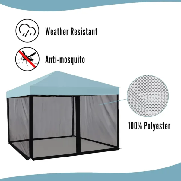 mosquito net canopy zipper 5
