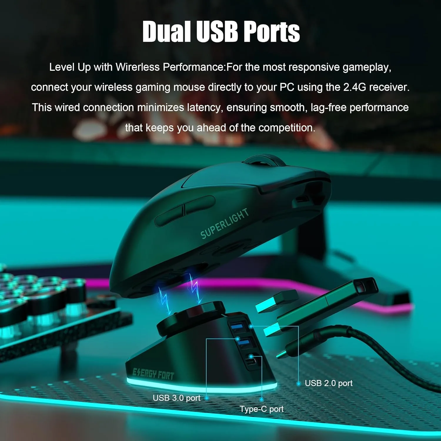 mouse charger dock 5