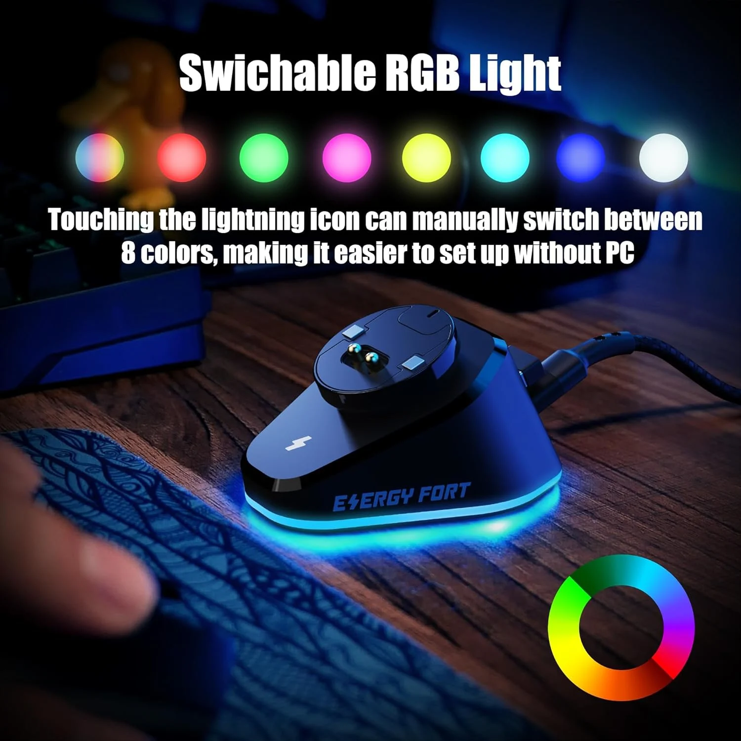 mouse charger dock 6