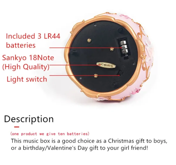 music box ballerina swan 4