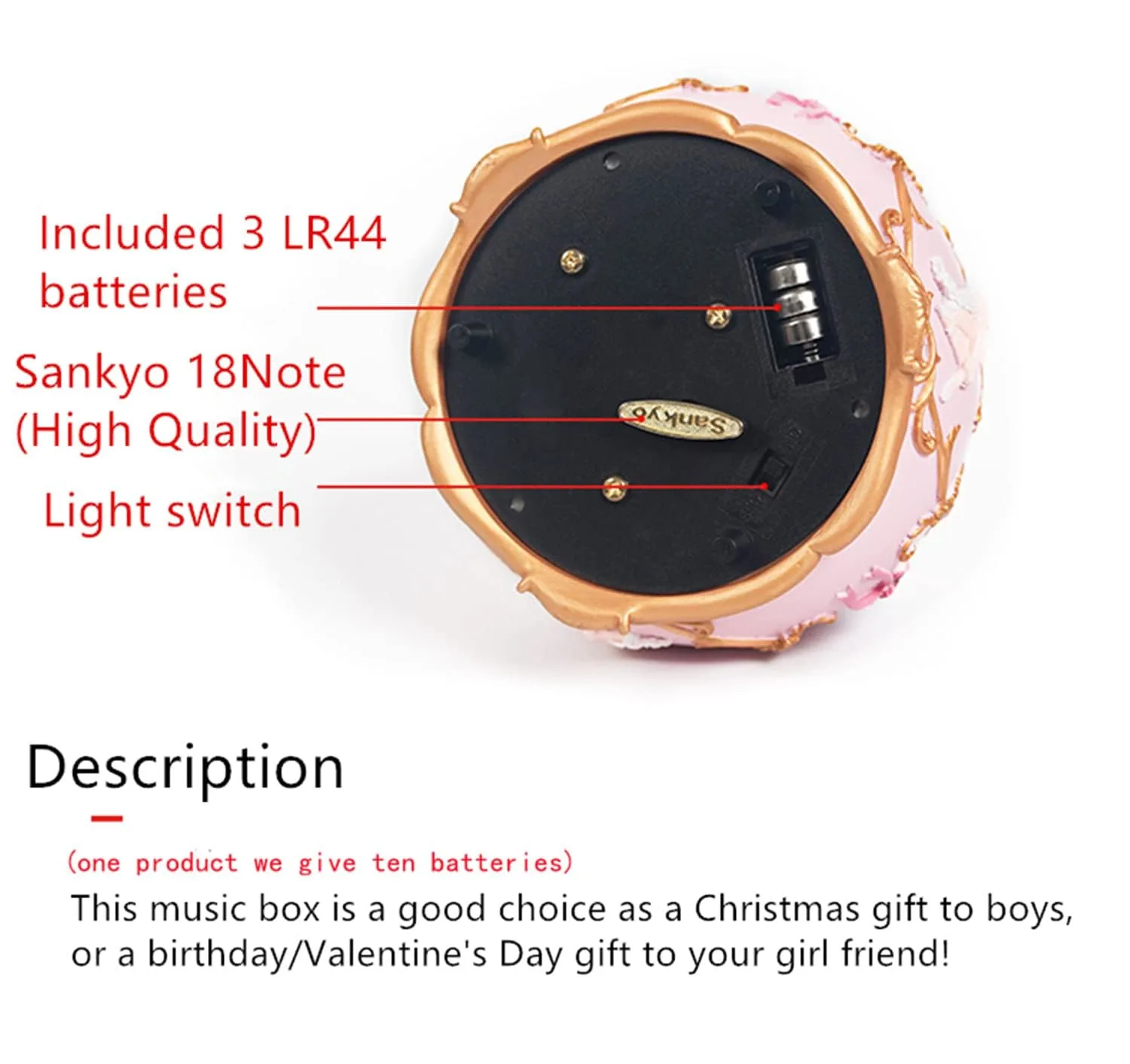 music box ballerina swan 4