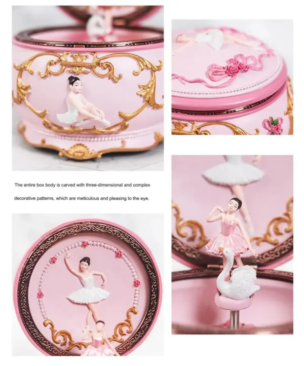 music box ballerina swan 5