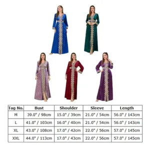 muslim kaftan abaya dress 6