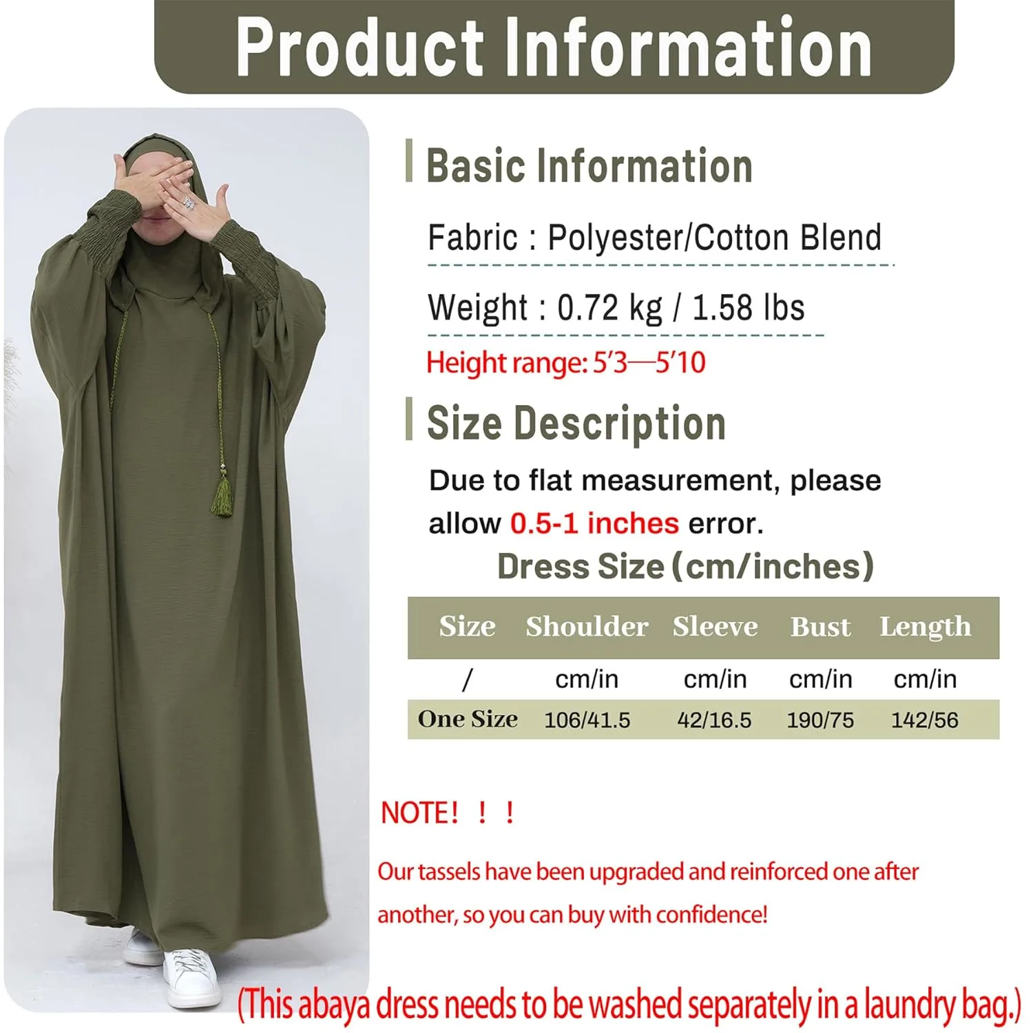 muslim prayer dress abaya 6