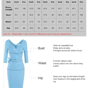 muxxn womens retro bodycon 6